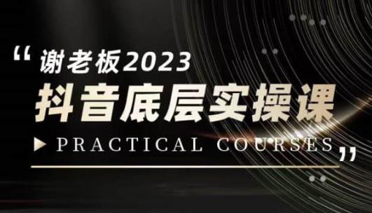 蟹老板·2023抖音短视频底层实操课，打造小视频底层认知-课程网