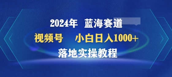 2024年视频号蓝海赛道百家讲坛，小白日入1000+，落地实操教程【揭秘】-课程网