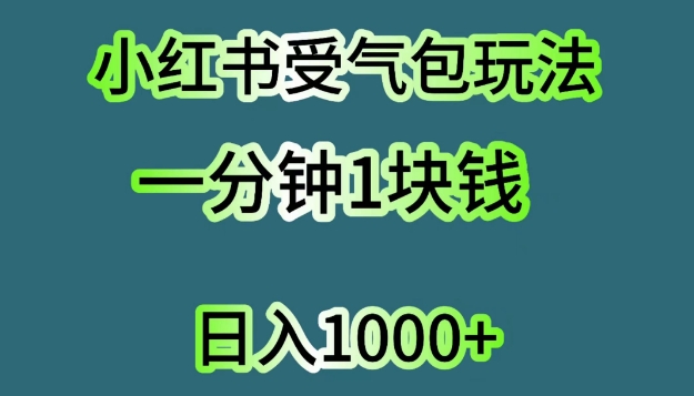 小红书的出气筒新项目，单机版实际操作日入多张-课程网