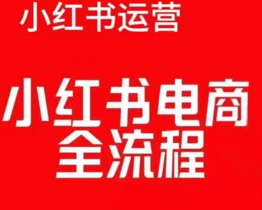 红薯电商实操课，小红书电商全流程-课程网